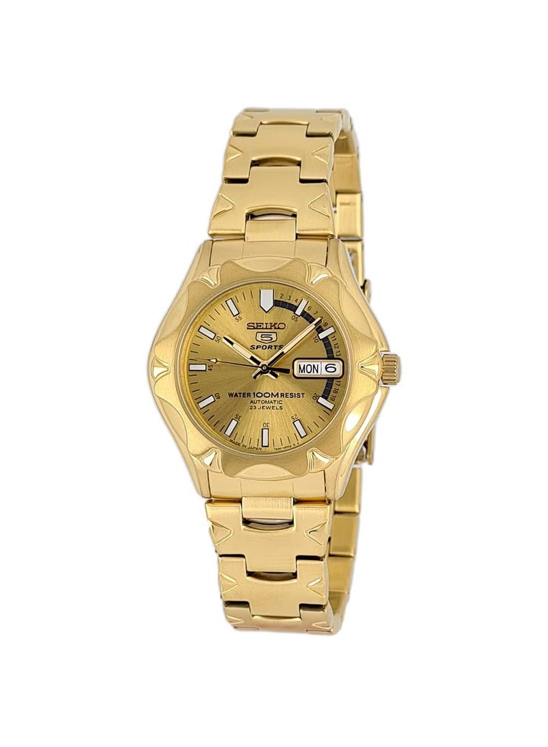 Seiko Men's Automatic 21 Jewels Watch Gold Tone, SNZ450J1 - Image 1